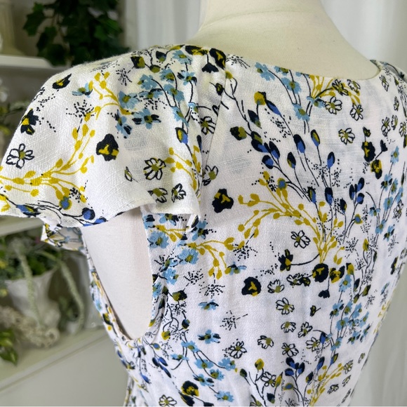 Free People French Quarter Printed Wrap Mini Dress - Picture 14 of 15